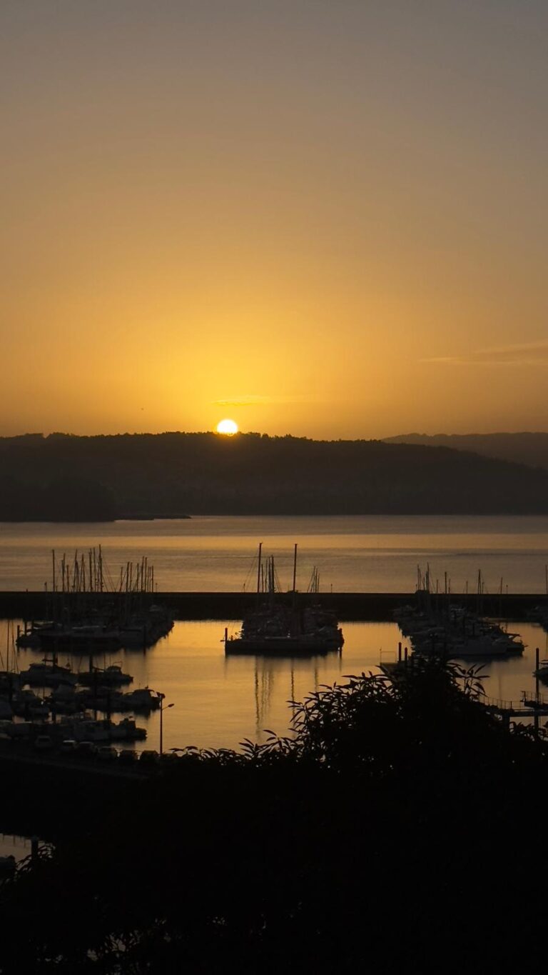 Atardecer en Galicia España